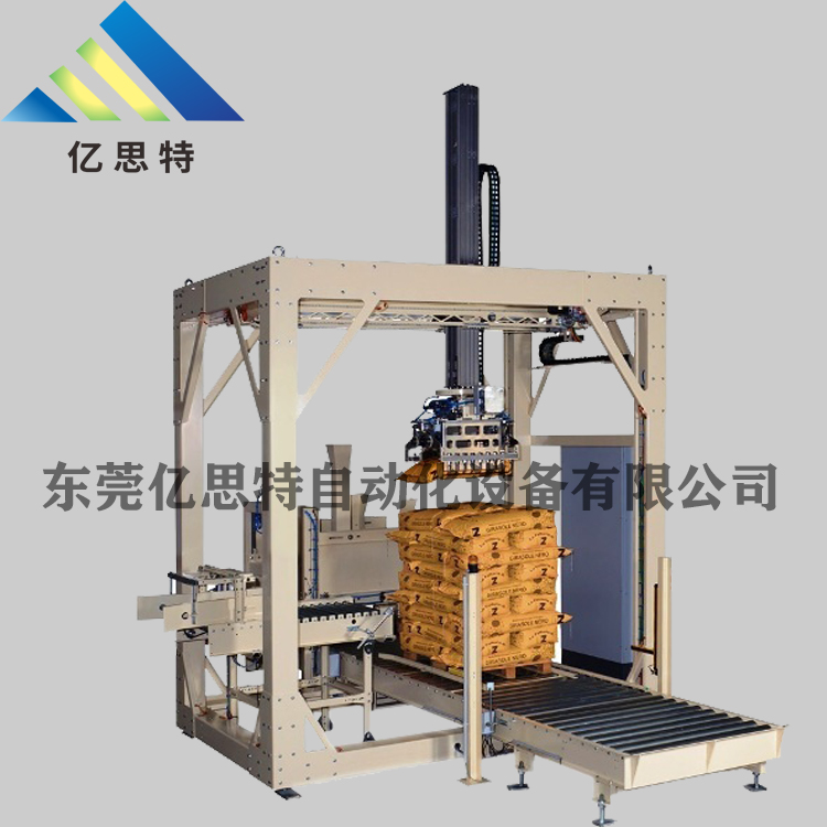 桁架機械手在制造行業(yè)進(jìn)行碼垛